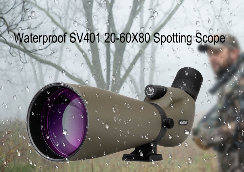 Amazing Design of SV401 20-60X80 Spotting Scope